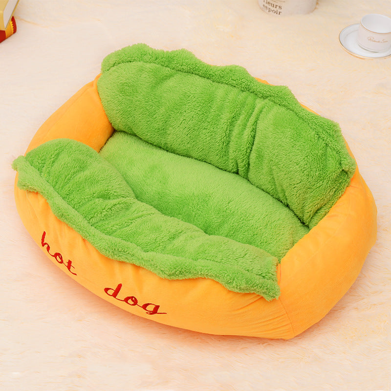 Hot Dog Bed For Pet